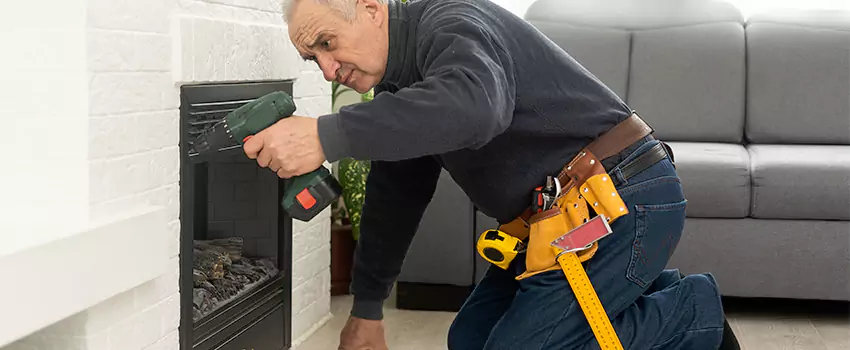 New Indoor Fireplace Installation in Farmingville, New York