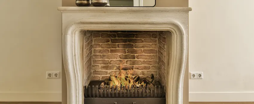 Vintage-style Fireplace Redesign in Farmingville, New York