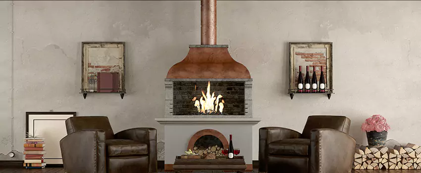 Thelin Hearth Products Providence Pellet Insert Fireplace Installation in Farmingville, NY