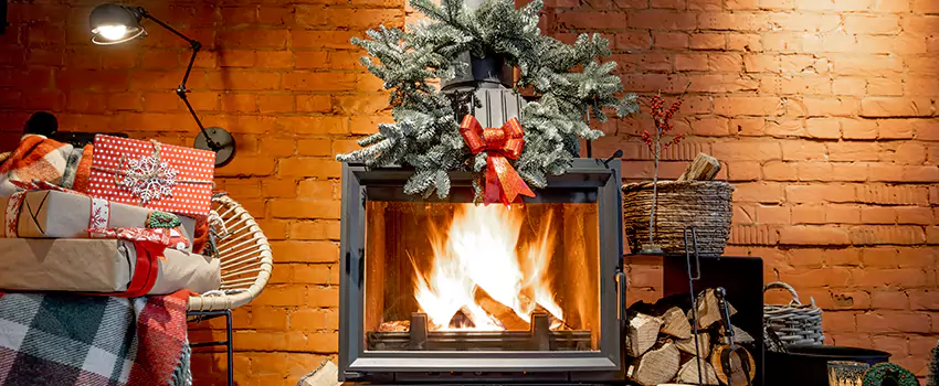 Travis Industries Linear Gas Fireplace Installation in Farmingville, New York