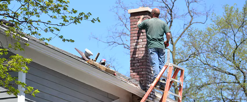 Vinyl and PVC Chimney Flashing Installation in Farmingville, NY