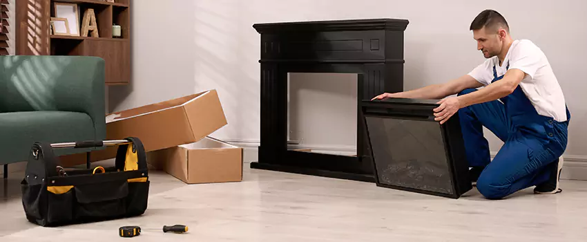 Old Rusted Metal Fireplace Repair And Replacement in Farmingville, NY