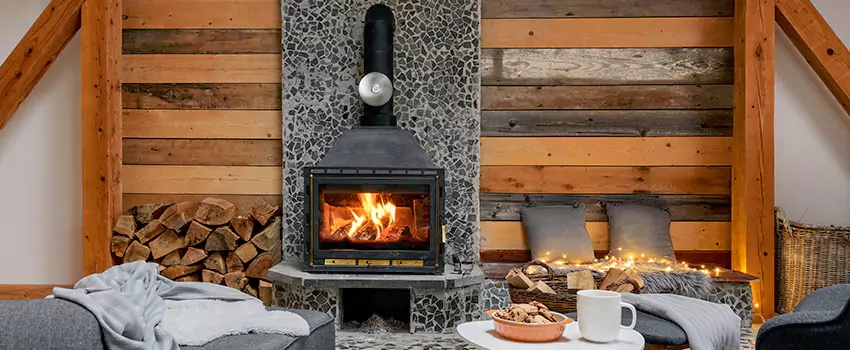 Thelin Hearth Products Direct Vent Gas Stove Fireplace Inspection in Farmingville, New York